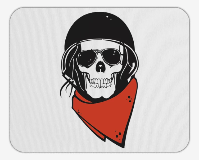 Mousepad Moto skull