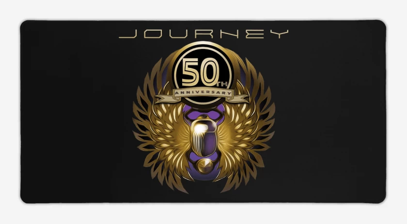 Mouse pad Gamer Negro de Journey 50th 