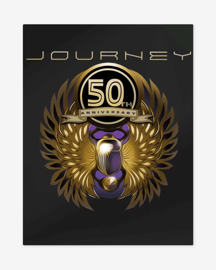 Print metalico Negro de Journey 50th 