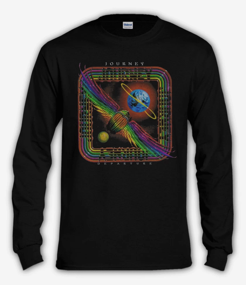 Polera manga larga Negro de Departure