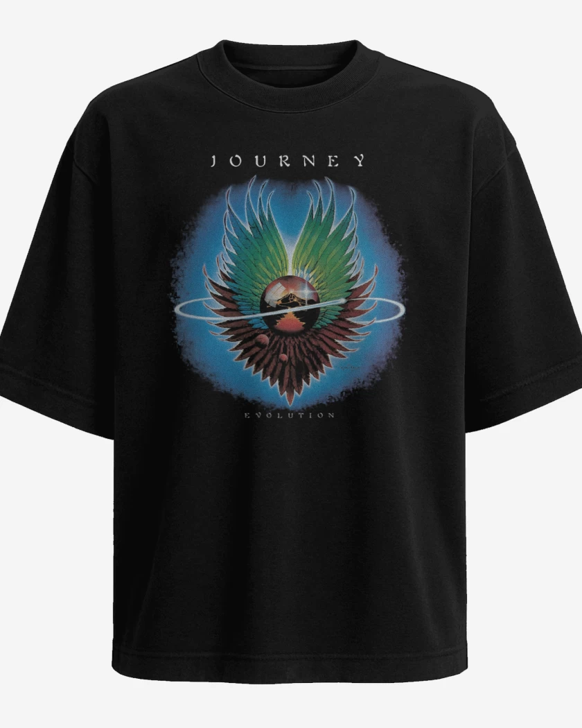 Polera Oversize Negro de Evolution