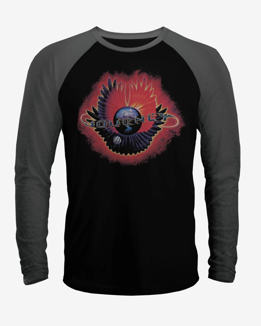 Polera Raglan Negro / Negro Heather de Infinity