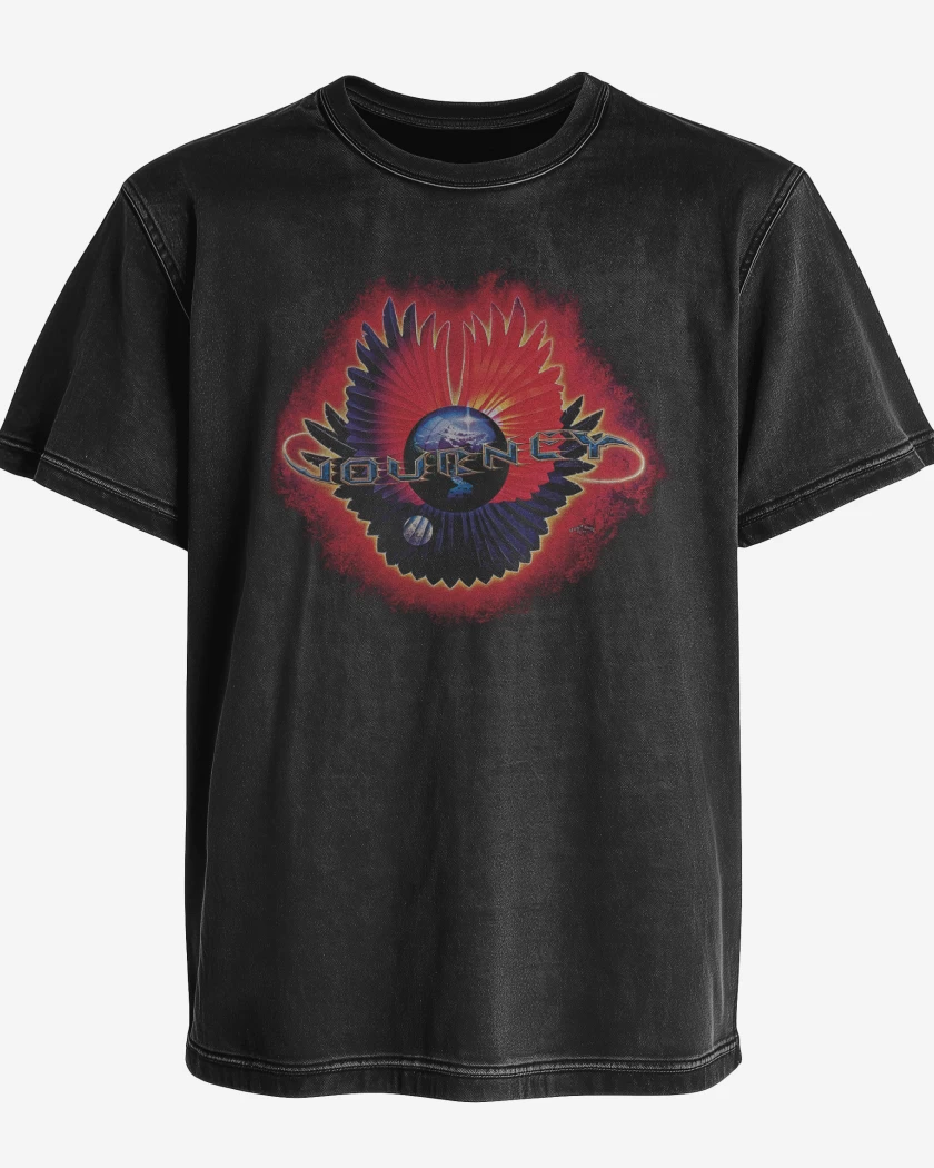 Polera desgastada Negro de Infinity