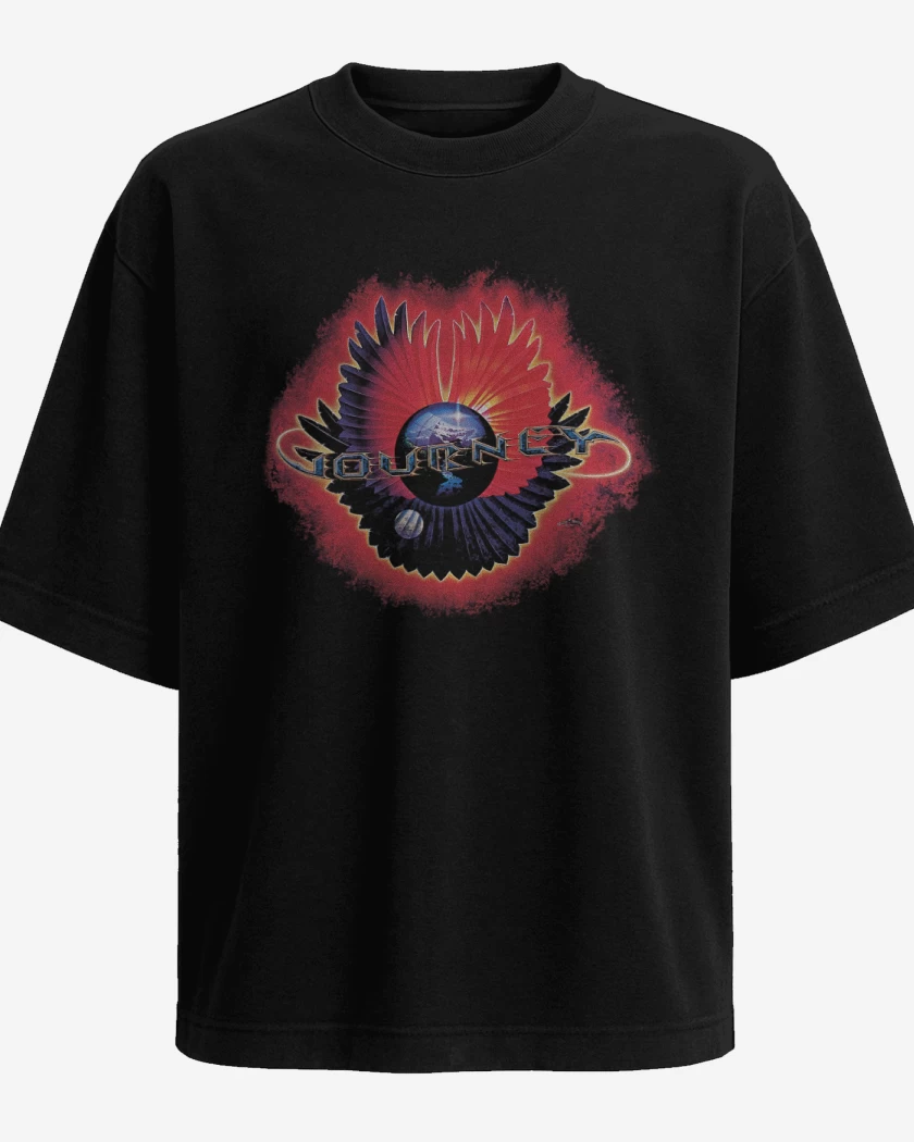 Polera Oversize Negro de Infinity