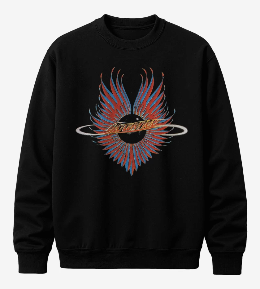 Poleron polo Negro de Journey