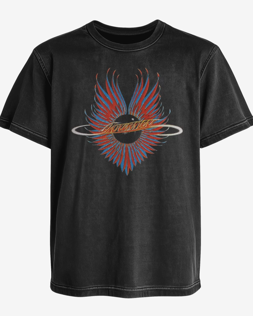 Polera desgastada Negro de Journey