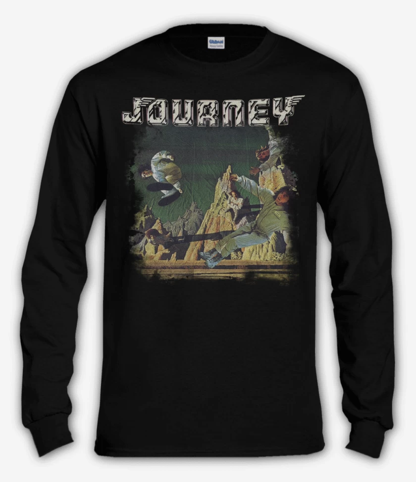 Polera manga larga Negro de Journey Journey