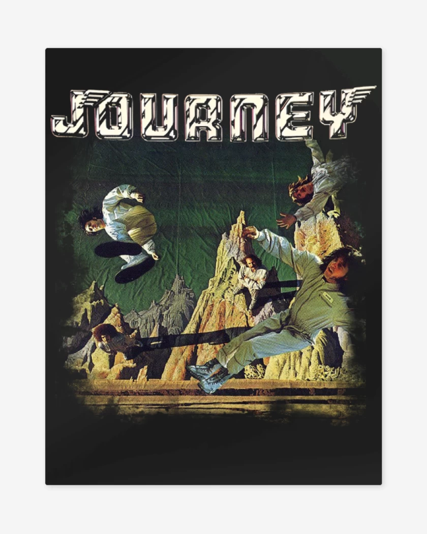 Print metalico Negro de Journey Journey