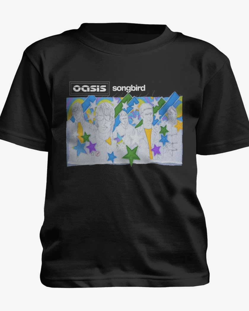 Polera de niño Negro de Oasis Songbird
