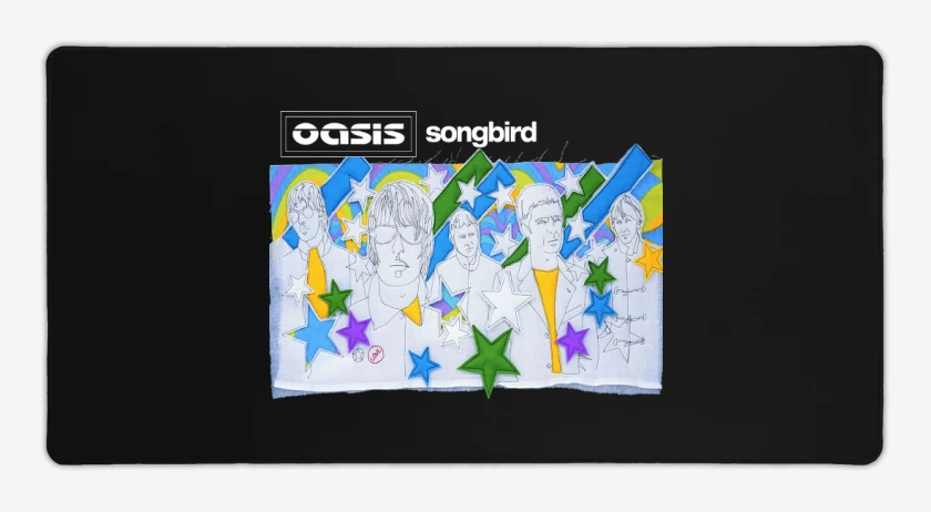 Mouse pad Gamer Negro de Oasis Songbird