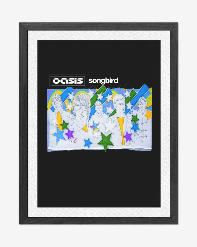 Cuadro decorativo Negro de Oasis Songbird