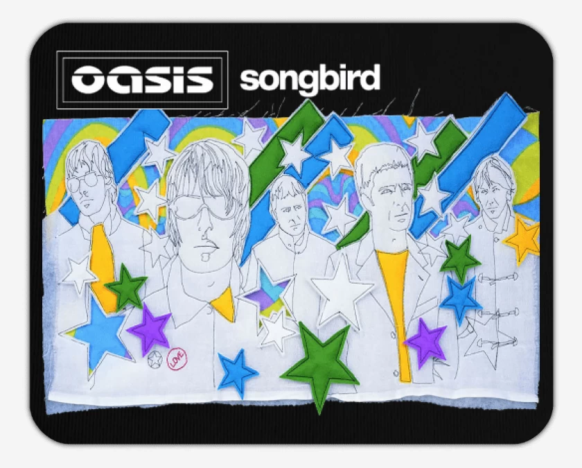 Mousepad Negro de Oasis Songbird